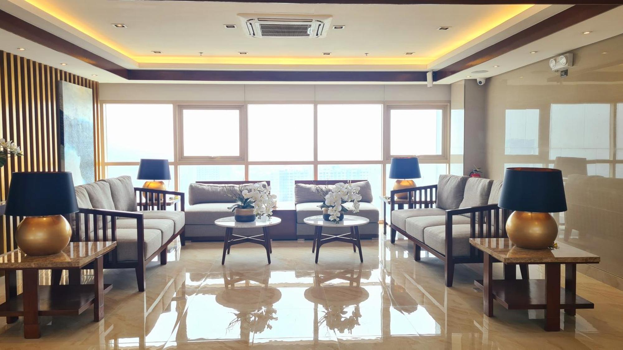 Cozy Penthouse 2Br Suite W Balcony - Amazing Manila Bay View And City Skyline Near Moa Pasay Exterior photo